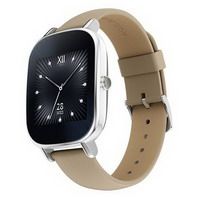 ساعت هوشمند ایسوس مدل زن واچ با بند چرمی Asus Zenwatch 2 WI502Q With Leather Strap