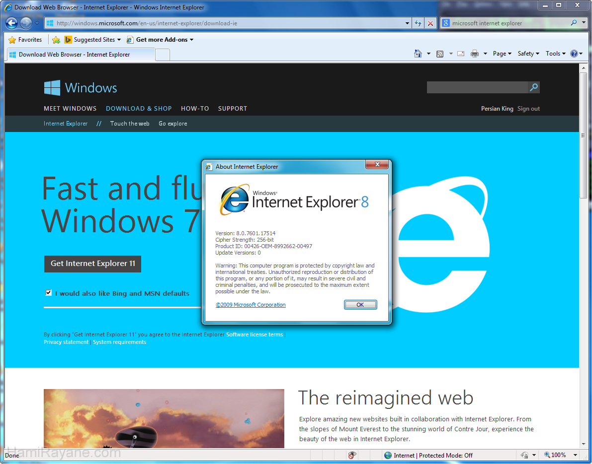 Internet Explorer 11.0 Windows 7 64 Картинка 3