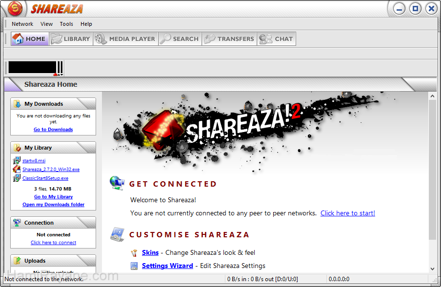 Shareaza 2.7.10.2 Image 1