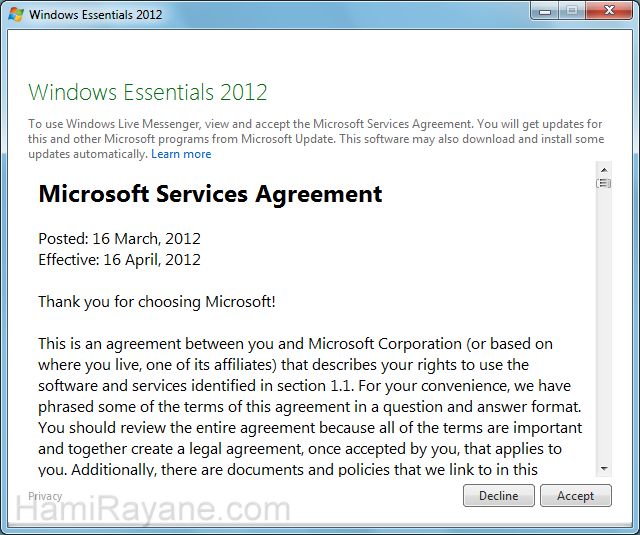 Windows Live Messenger 2011 (15.4.3508)