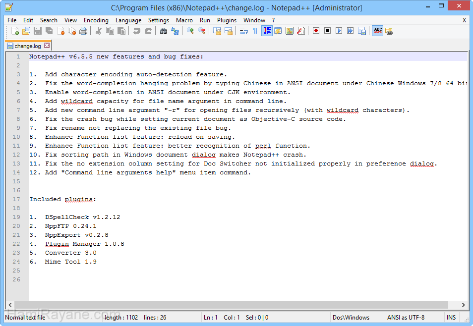 Notepad++ (32-Bit) 7.6.4 Imagen 9