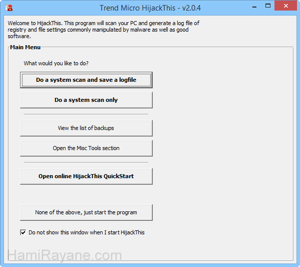 HijackThis 2.0.5 Beta Immagine 6
