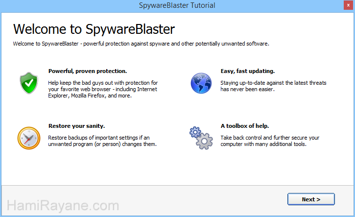 SpywareBlaster 5.5 Bild 1