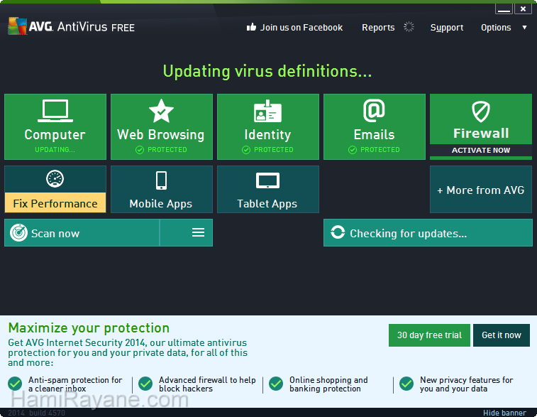 AVG AntiVirus Free 17.7.3032 (32-bit) Image 7