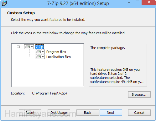 7-Zip 19.00 (32-bit) Obraz 3