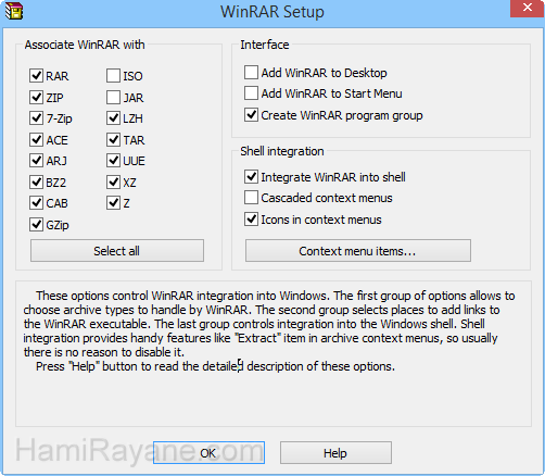 WinRAR 5.70 32-bit عکس 3