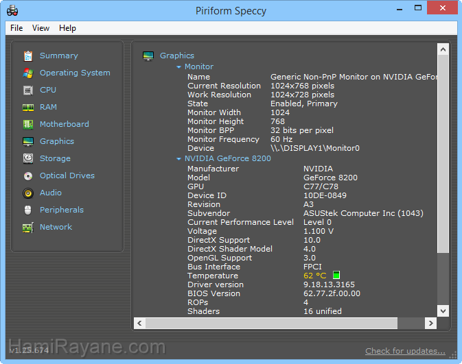 Speccy 1.32.740 Imagen 2