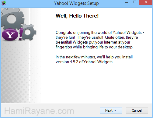 Yahoo! Widget Engine 4.5.2 그림 1