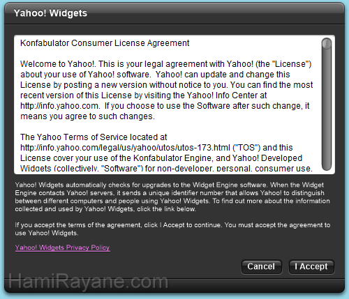 Yahoo! Widget Engine 4.5.2 Image 6