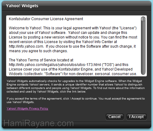 Yahoo! Widget Engine 4.5.2