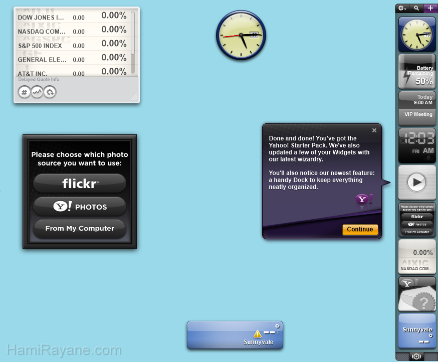 Yahoo! Widget Engine 4.5.2 عکس 7