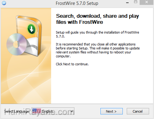 FrostWire 6.7.7 Imagen 1
