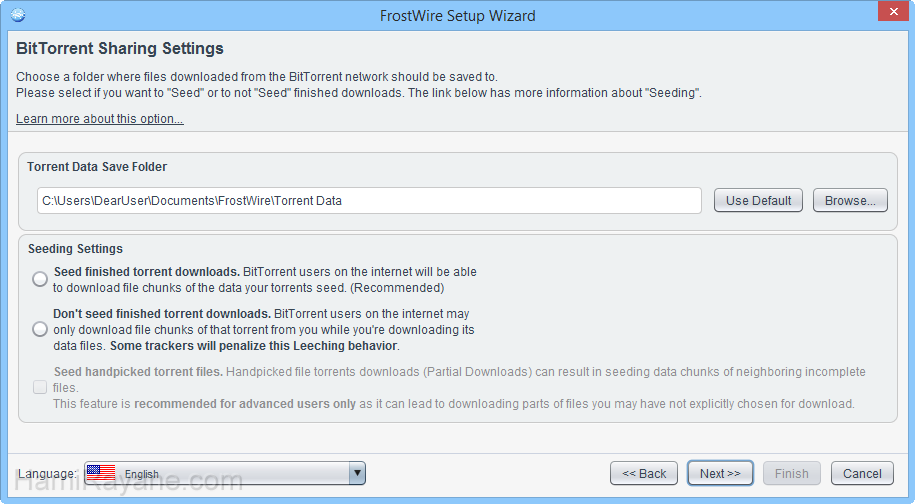 FrostWire 6.7.7 Bild 8