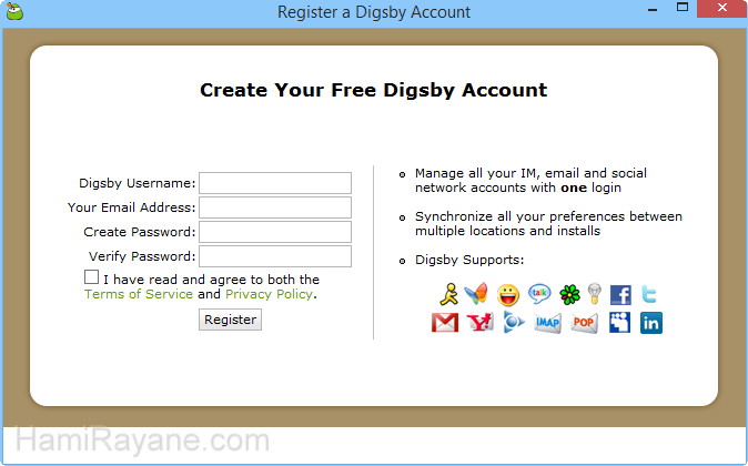 Digsby (build 92) Image 5