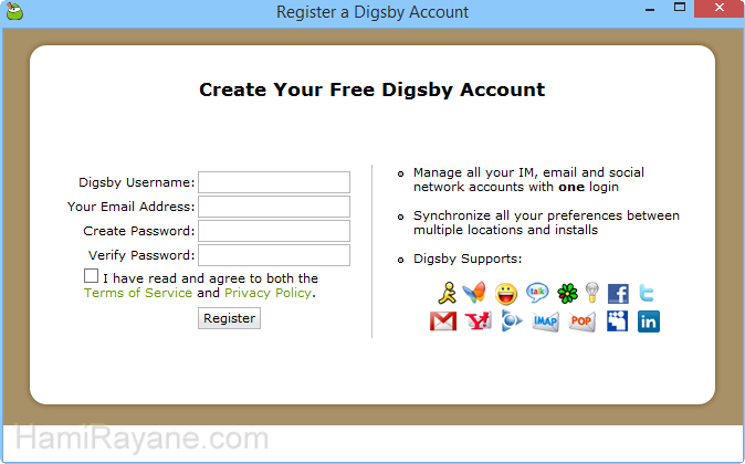Digsby (build 92) 그림 5