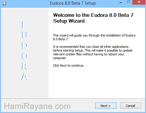 Eudora 8.0.0 Beta 9 그림 2