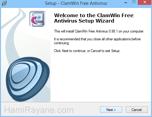 ClamWin 0.99.4 عکس 1