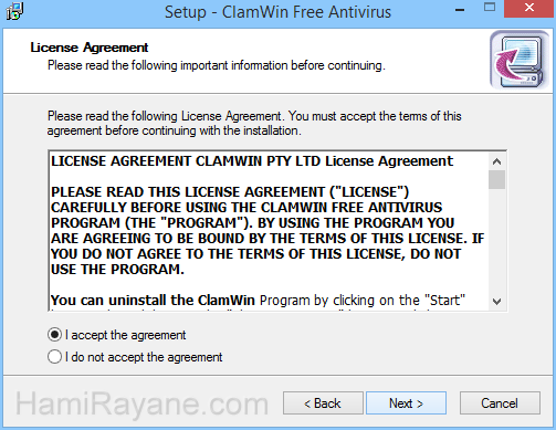 ClamWin 0.99.4 عکس 2