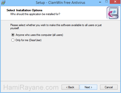 ClamWin 0.99.4 Immagine 3