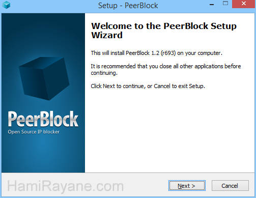PeerBlock 1.2 그림 1
