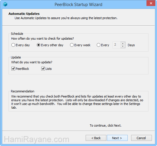 PeerBlock 1.2 صور 11