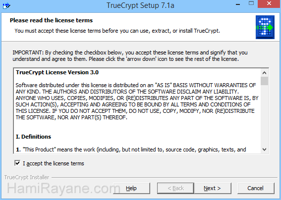 TrueCrypt 7.2 Image 1