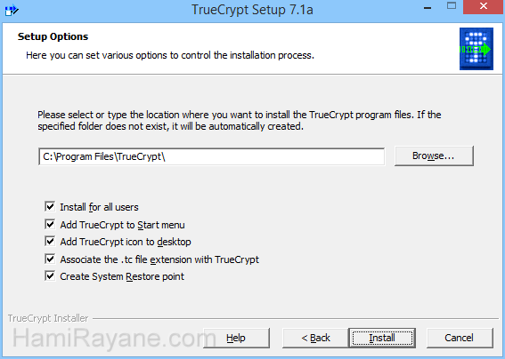 TrueCrypt 7.2 Image 3
