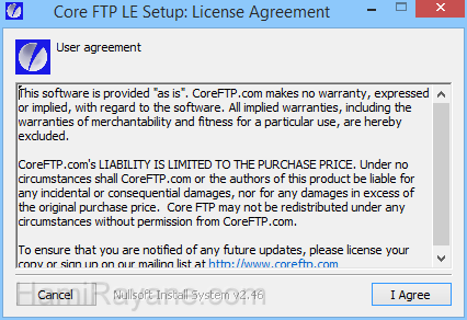 Core FTP LE 2.2 (Build 1931) Immagine 1