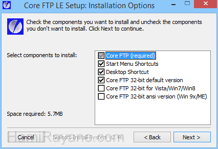 Core FTP LE 2.2 (Build 1931) Immagine 2