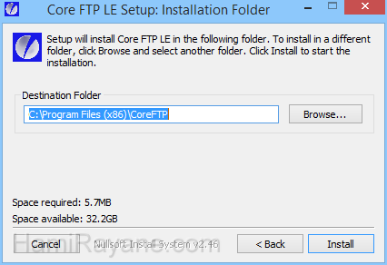 Core FTP LE 2.2 (Build 1931) 그림 3