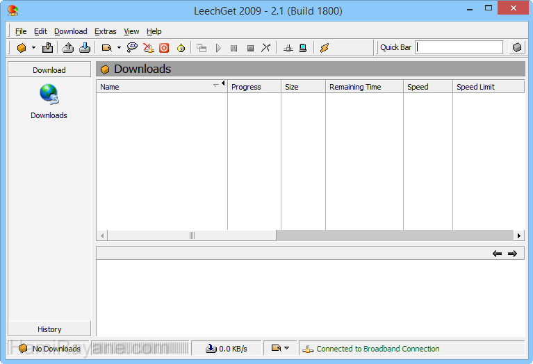 LeechGet 2009 Version 2.1 Bild 11