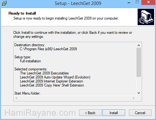 LeechGet 2009 Version 2.1 Картинка 8