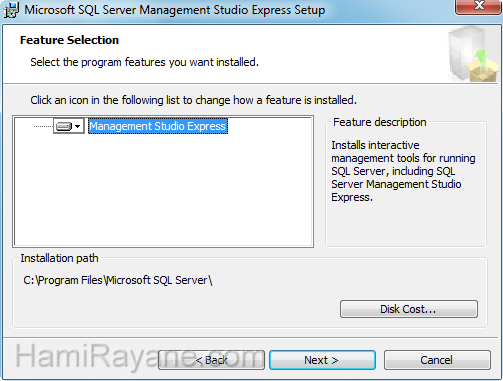 SQL Server 2008 Management Studio Express 그림 4