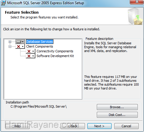 SQL Server 2005 Express SP3 Immagine 10