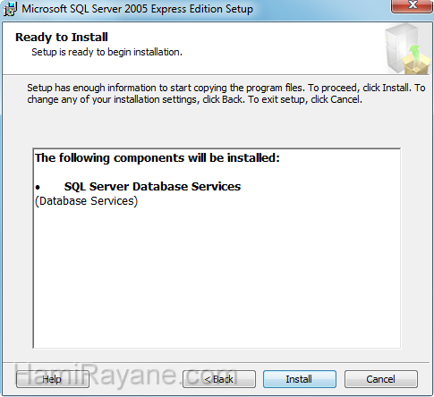 SQL Server 2005 Express SP3 Bild 15