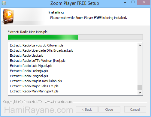 Zoom Player FREE 15 Beta 8 Media Player Resim 5