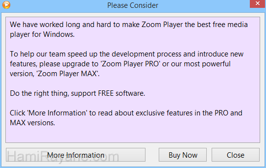 Zoom Player FREE 15 Beta 8 Media Player صور 7