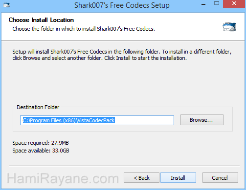 Vista Codec Package 7.1.0 Imagen 2