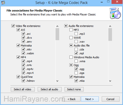 K-Lite Mega Codec Pack 14.9.4 عکس 7