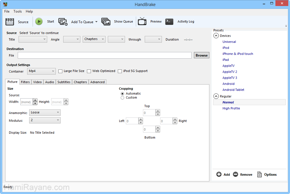 Handbrake 1.2.2 (64-bit) Picture 5