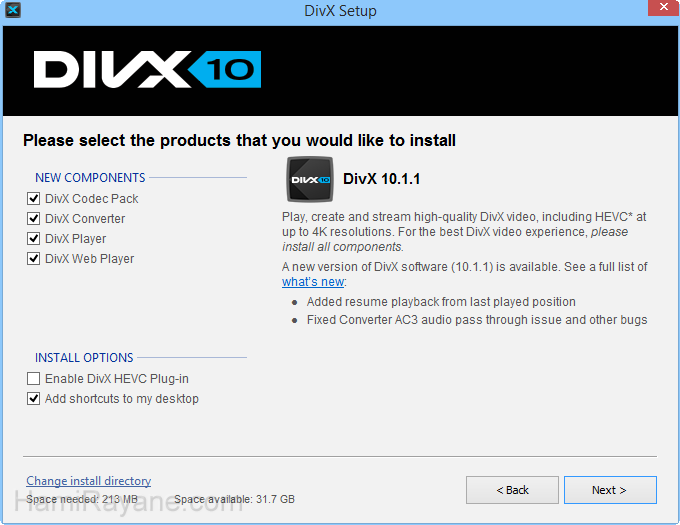 DivX 10.8.6 Resim 5