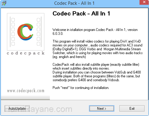 Codec Pack All-In-1 6.0.3.0 صور 1