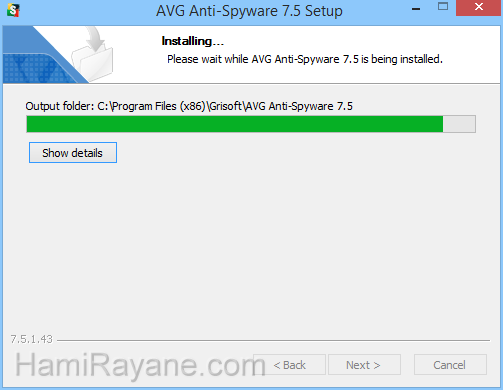 AVG Anti-Spyware 7.5.1.43