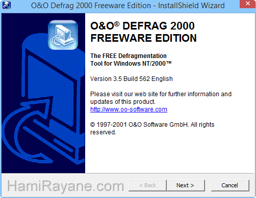 O&O Defrag 2000 Freeware Imagen 1