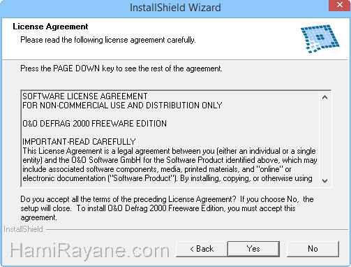 O&O Defrag 2000 Freeware Resim 3