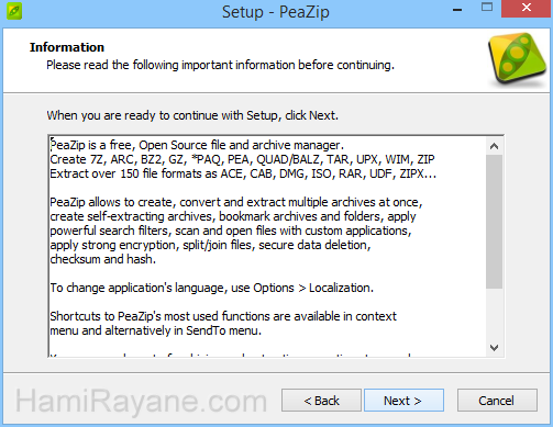 PeaZip 6.6.1 32bit Image 3