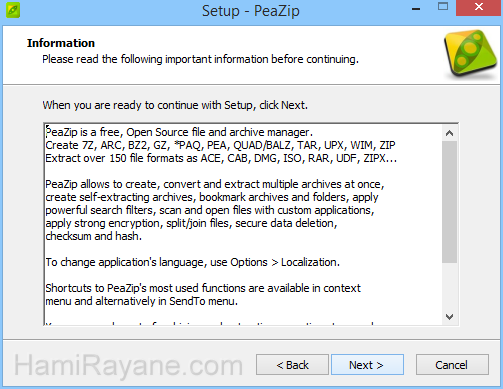 PeaZip 6.6.1 32bit Resim 3