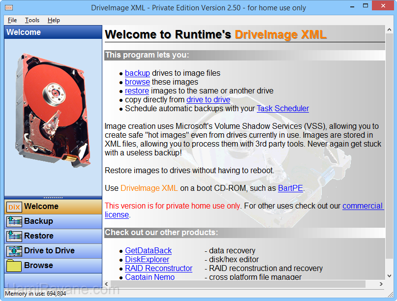 DriveImage XML 2.60 Picture 8