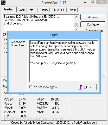 SpeedFan  4.52 Obraz 1