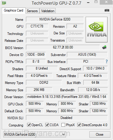 GPU-Z 2.18.0 Video Card & GPU Utility Bild 4